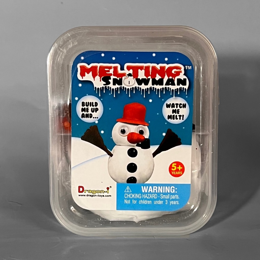Small Melting Snowman Toy